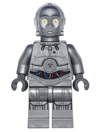 LEGO Minifigura Silver Protocol Droid (U-3PO) - Star Wars — imagen BrickLink