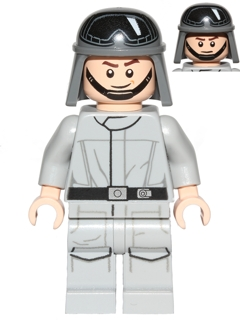 LEGO Minifigura Imperial AT-ST Driver (Helmet with Printed Goggles, Light Bluish Gray Jumpsuit, Printed Legs) - Star Wars — imagen BrickLink