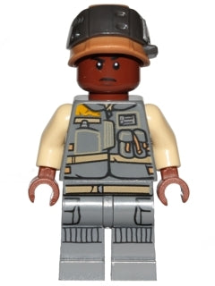 Rebel Trooper - Reddish Brown Head, Helmet with Pearl Dark Gray Band (Corporal Tonc) — imagen BrickLink