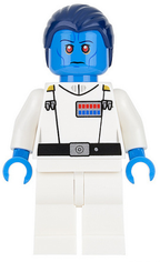 LEGO Minifigura Grand Admiral Thrawn - Dark Azure Skin - Star Wars — imagen BrickLink