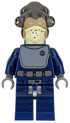 LEGO Minifigura Admiral Raddus - Star Wars — imagen BrickLink