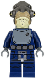 LEGO Minifigura Admiral Raddus - Star Wars — imagen BrickLink