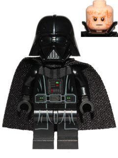 LEGO Minifigura Darth Vader (Light Nougat Head, Plain Arms) - Star Wars — imagen BrickLink