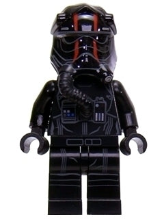 First Order TIE Fighter Pilot - Two Red Stripes on Helmet — imagen BrickLink