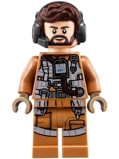 LEGO Minifigura Resistance Speeder Pilot (Nodin Chavdri) - Star Wars — imagen BrickLink