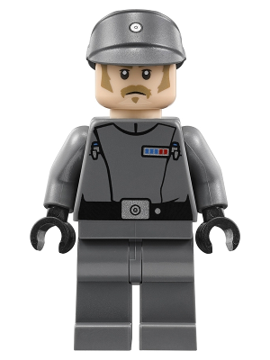 LEGO Minifigura Imperial Recruitment Officer (Chief / Navy Captain) - Star Wars — imagen BrickLink