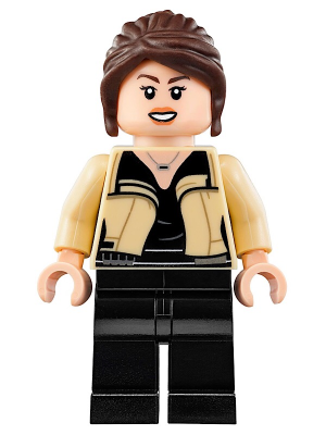 LEGO Minifigura Qi'ra - Tan Jacket - Star Wars — imagen BrickLink