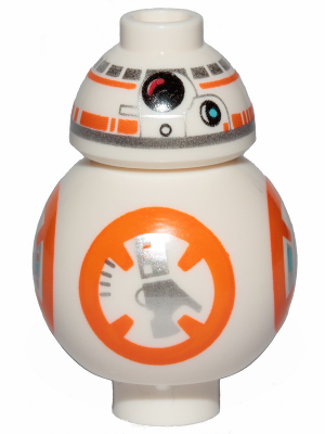 LEGO Minifigura BB-8 (Large Photoreceptor and Large Black Circle) - Star Wars — imagen BrickLink