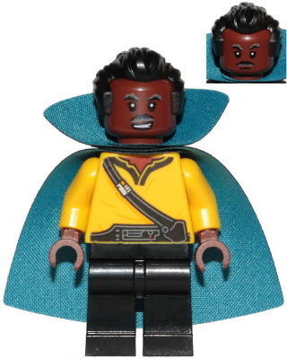 LEGO Minifigura Lando Calrissian, Old (Cape with Collar) - Star Wars — imagen BrickLink