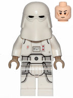 Snowtrooper, Printed Legs, Dark Tan Hands, Cheek Lines, Frown — imagen BrickLink