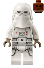 LEGO Minifigura Snowtrooper - Male, Printed Legs, Dark Tan Hands, Reddish Brown Head, Grimace - Star Wars — imagen BrickLink