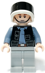 LEGO Minifigura Rebel Fleet Trooper - Male, Vest with Pockets, Black Neck, Reddish Brown Eyebrows - Star Wars — imagen BrickLink