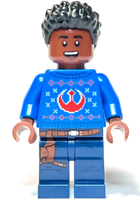LEGO Minifigura Finn Holiday Sweater - Star Wars — imagen BrickLink