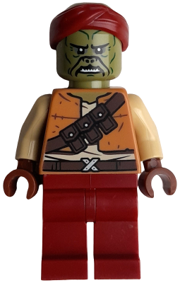 Kithaba (Klatooinian Skiff Guard) - Medium Nougat Vest - BrickLink - DagaBlocks