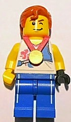 LEGO Minifigura Agile Archer, Team GB - Collectible Minifigures — imagen BrickLink