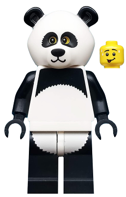 LEGO Minifigura Panda Guy, The LEGO Movie (Minifigure Only without Stand and Accessories) - Collectible Minifigures — imagen BrickLink