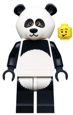 LEGO Minifigura Panda Guy, The LEGO Movie (Minifigure Only without Stand and Accessories) - Collectible Minifigures — imagen BrickLink