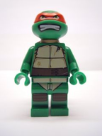 LEGO Minifigura Raphael, Gritted Teeth, Looking Up - Teenage Mutant Ninja Turtles — imagen BrickLink