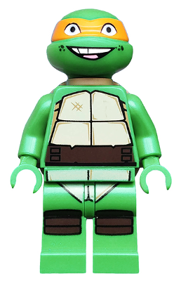 LEGO Minifigura Michelangelo, Grin - Teenage Mutant Ninja Turtles — imagen BrickLink