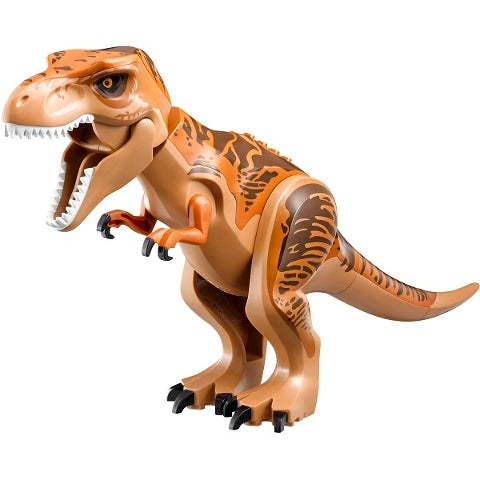 Dinosaur Tyrannosaurus rex with Dark Orange Back and Dark Brown Markings — imagen BrickLink